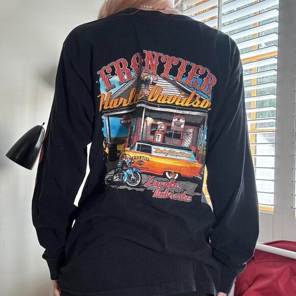 Vintage Harley-Davidson Flame Long Sleeve – Made in USA (L) - Picture 4 of 6